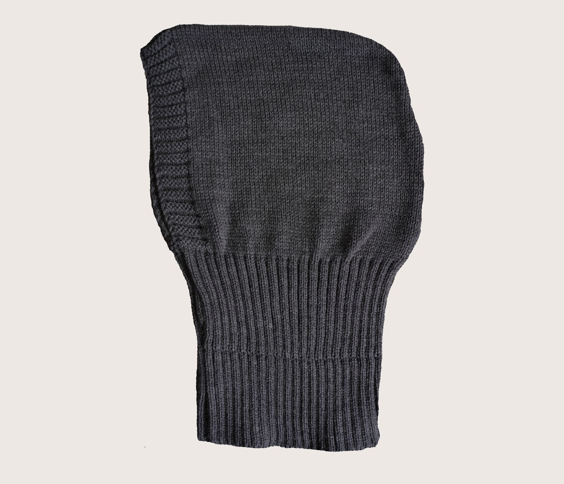 balaclava-dark grey-front Balaclava hoofddoek